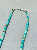 Native American Traditional Vintage Santo Domingo Royston Old Kingman Turquoise Necklace-Nativo Arts