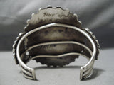 Incredible Vintage Native American Navajo Turquoise Cluster Sterling Silver Bracelet-Nativo Arts