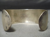 Astounding Vintage Navajo Sterling Silver Bracelet Native American Old-Nativo Arts