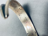 Beautiful Vintage Native American Navajo Morenci Turquoise Sterling Silver Bracelet-Nativo Arts