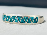 Wonderful Vintage Native American Navajo Turquoise Sterling Silver Bracelet-Nativo Arts