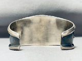 Authentic Vintage Native American Navajo Turquoise Sterling Silver Bracelet-Nativo Arts