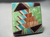 Best Vintage Native American Navajo Tommy Jackson Orvil Jack Turquoise Sterling Silver Ring-Nativo Arts