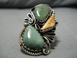 Important Liz Pm Navajo Royston Turquoise Sterling Silver Native American Ring-Nativo Arts