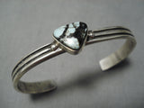 Very Rare Vintage Native American Navajo Dry Creek Turquoise Sterling Silver Bracelet-Nativo Arts
