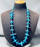 Native American Authentic Vintage Santo Domingo Turquoise Heishi Necklace Old-Nativo Arts