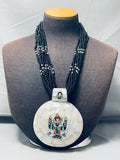 Incredible Vintage Turquoise Sterling Silver Necklace-Nativo Arts