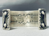 Heavy Coin Native American Sterling Silver Bracelet Cuff-Nativo Arts
