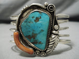 Impressive Vintage Native American Navajo Silver Garden Sterling Bracelet Cuff-Nativo Arts