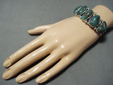 Chunyk Vintage Native American Navajo Royston Turquoise Sterling Silver Bracelet-Nativo Arts