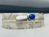 Important Vintage Native American Navajo Ben Begaye Sterling Silver Lapis Bracelet-Nativo Arts