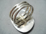 Enormous Vintage Native American Navajo Royston Turquoise Sterling Silver Ring-Nativo Arts