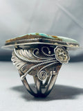 One Of The Best Ever Vintage Native American Navajo Royston Turquoise Sterling Silver Bracelet-Nativo Arts