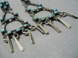 Amazing Vintage Zuni Native American Sterling Silver Earrings Old-Nativo Arts