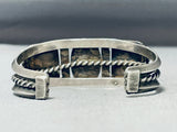 Museum Quality Vintage Native American Navajo Royston Turquoise Sterling Silver Bracelet-Nativo Arts