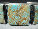 Newsworthy Vintage Navajo Turquoise Sterling Silver Bracelet Native American Old-Nativo Arts