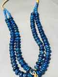 The Most Unique Vintage Santo Domingo Lapis Heishi Jacla Necklace-Nativo Arts