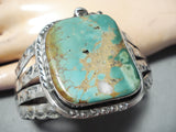 Fabulous Navajo Royston Turquoise Sterling Silver Bracelet Native American-Nativo Arts