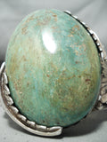 One Of The Biggest Vintage Native American Navajo Royston Turquoise Sterling Silver Bracelet-Nativo Arts