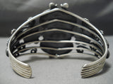 One Best Silver Works Vintage Native American Navajo Sterling Turquoise Bracelet-Nativo Arts
