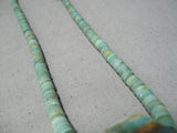 Native American Unbelievable Vintage Santo Domingo Royston Turquoise Necklace Old-Nativo Arts