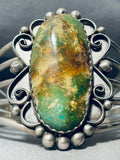 One Of The Best Vintage Native American Navajo Royston Turquoise Sterling Silver Bracelet-Nativo Arts
