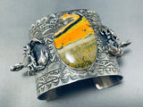 Best Honeybee Jasper Native American Sterling Silver Bracelet Cuff-Nativo Arts