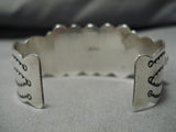Museum Quality Vintage Native American Navajo Heart Amethyst Sterling Silver Turquoise Bracelet-Nativo Arts
