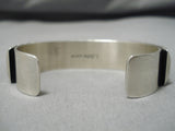 Stunning Vintage Navajo Tahe Family Sterling Silver Native American Bracelet-Nativo Arts