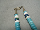 Important Authentic Vintage Native American Navajo Thomas Singer Sterling Silver Necklace-Nativo Arts