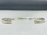 Important Ray Tracey Vintage Native American Navajo Turquoise Sterling Silver Bracelet-Nativo Arts