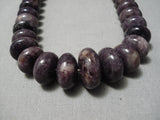 Native American Stunning Vintage Santo Domingo Tubule Necklace Old-Nativo Arts