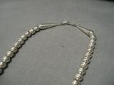 Fabulous Vintage Native American Navajo Fm Wylie Sterling Silver Turquoise Concho Necklace-Nativo Arts