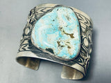 Get Your Workout In 154 Gram Native American Navajo Turquoise Sterling Silver Bracelet-Nativo Arts