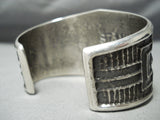 Heavy Cross Native American Navajo Sterling Silver Christian Bracelet-Nativo Arts
