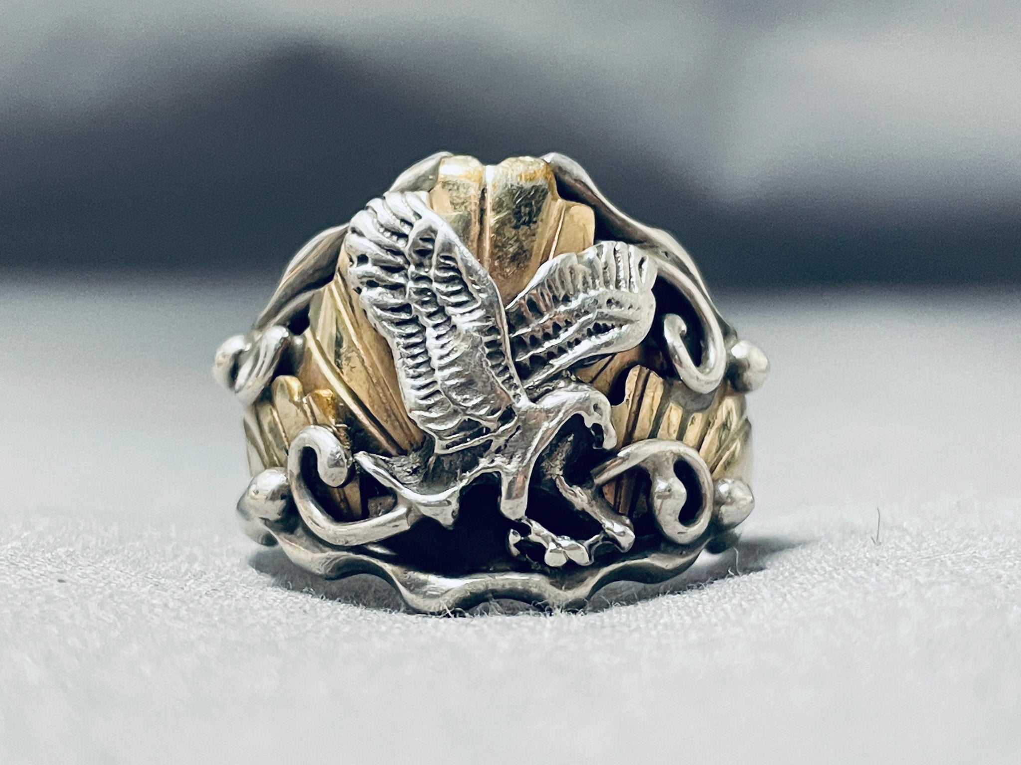 Gold eagle sale rings for sale