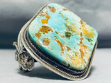 One Of The Best Ever Vintage Native American Navajo Royston Turquoise Sterling Silver Bracelet-Nativo Arts