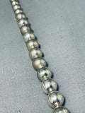 Dazzling Vintage Native American Navajo Sterling Silver Necklace-Nativo Arts