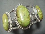 Important Vintage Native American Navajo Orvil Jack Turquoise Sterling Silver Bracelet-Nativo Arts