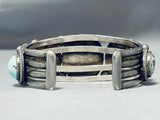 Museum Vintage Native American Navajo Dry Creek Turquoise Sterling Silver Bracelet-Nativo Arts