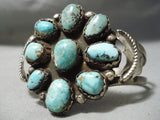 Native American Important Vintage Santo Domingo Joe Tortalita Turquoise Sterling Silver Bracelet-Nativo Arts