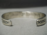 Important Jeanette Dale Native American Navajo Bisbee Turquoise Sterling Silver Bracelet-Nativo Arts