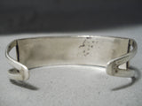 Amazing Vintage Navajo 7 Turquoise Sterling Silver Bracelet Native American-Nativo Arts