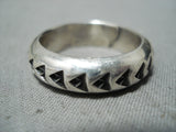 Important Sunny Reeves Native American Navajo Sterling Silver Ring-Nativo Arts