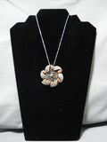 Incredible Vintage Zuni Native American Damale Turquoise Sterling Silver Pendant-Nativo Arts