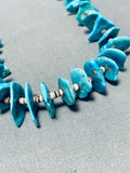 Amazing Vintage Native American Navajo Turquoise Sterling Silver Necklace-Nativo Arts