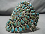 Amazing Ray Tafoya Turquoise Native American Sterling Silver Bracelet-Nativo Arts