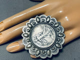 Amazing Massive Coin San Felipe Sterling Silver Coin Ring-Nativo Arts