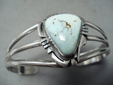 Al Yazzie Vintage Native American Navajo Dry Creek Turquoise Sterling Silver Bracelet-Nativo Arts