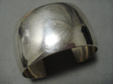 Important Ray Tracey Vintage Sterling Silver Native American Navajo Bracelet-Nativo Arts